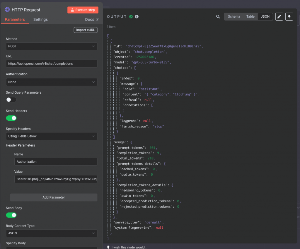n8n workflow of an AI agent with MCP using ChatGPT and MongoDB